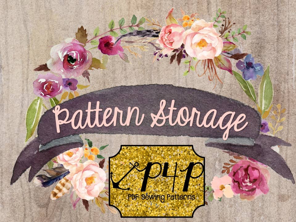 Pattern Storage- Sew it, Win it, Build it- from P4P - Patterns for