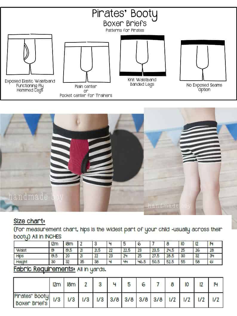 Mens Underwear Pattern - Bra-Makers Supply