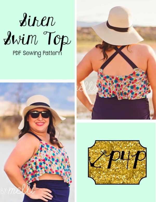 Siren Swim Top - Patterns for Pirates