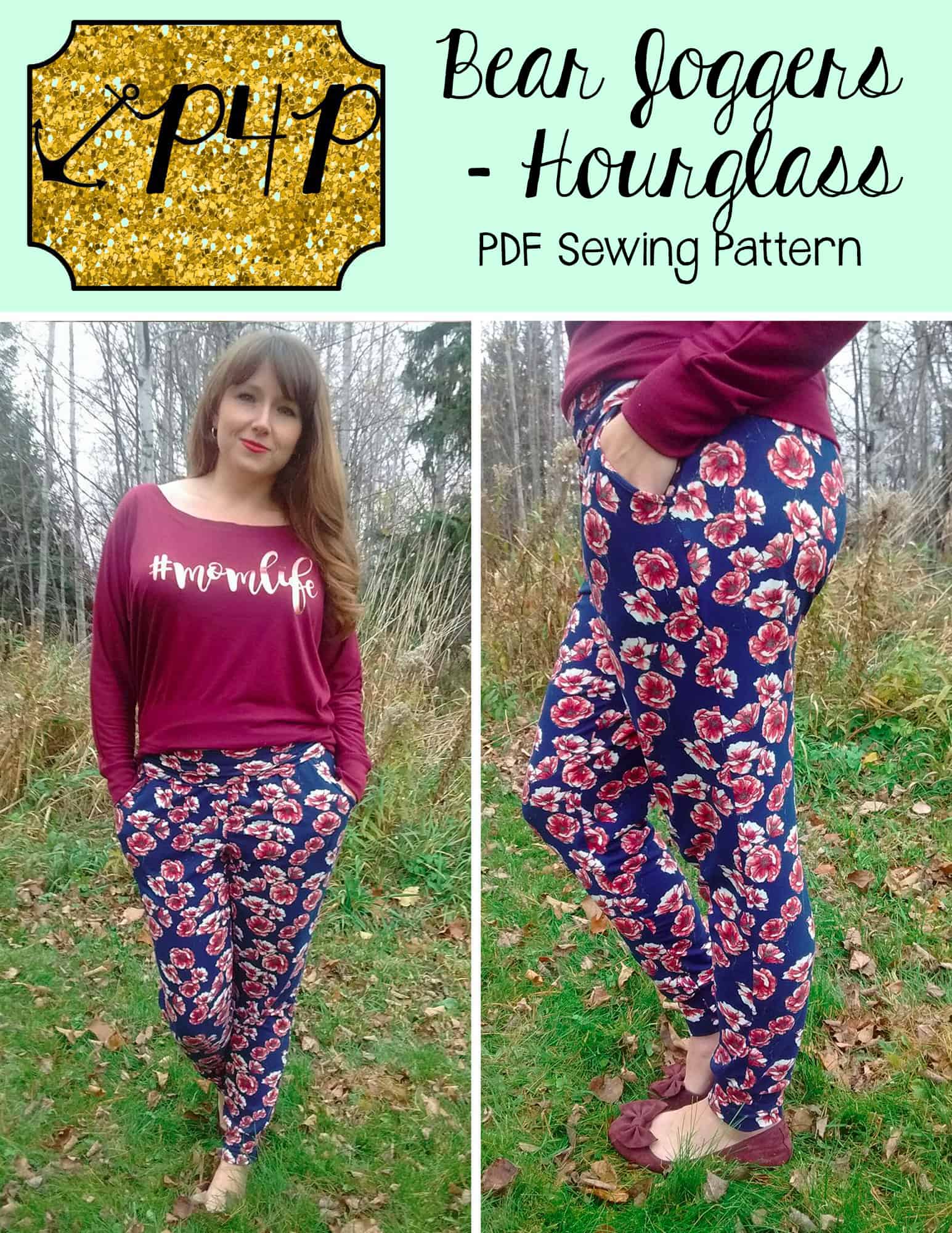 Bear Joggers - Hourglass Figure - Patterns for Pirates