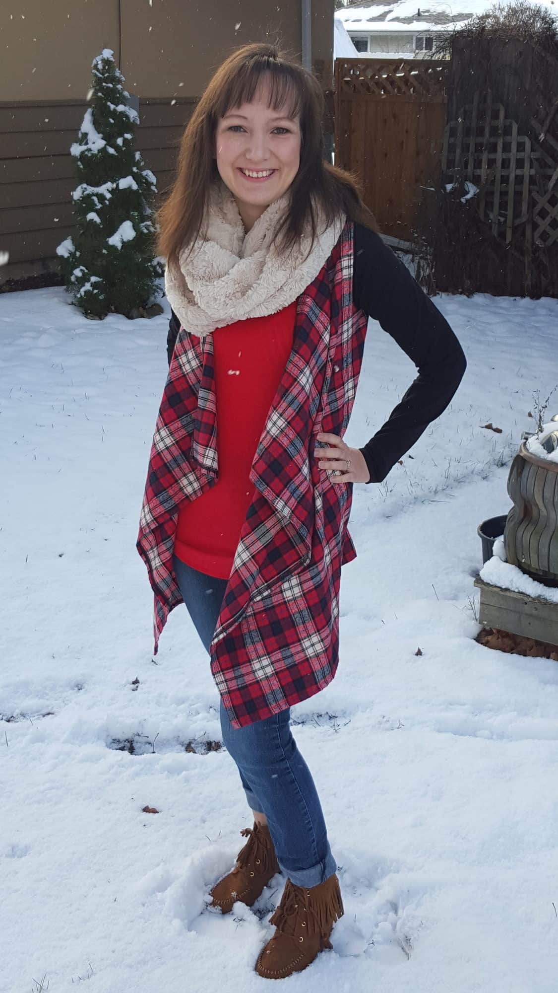 P4P Cardi Week :: Carefree Flannel + Vest Hack - Patterns for Pirates