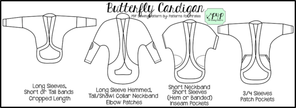 Butterfly Cardigan :: New Pattern Release! - Patterns for Pirates
