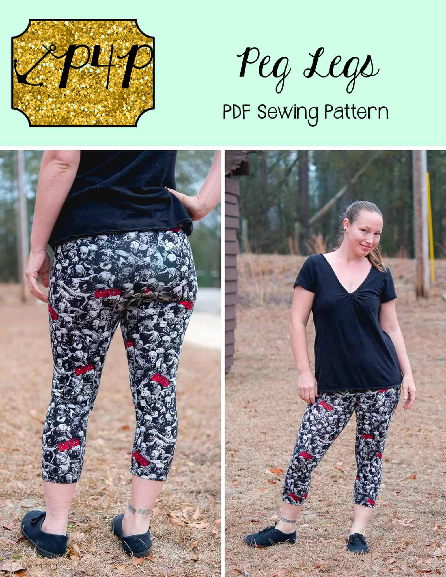 High Waisted Leggings Sewing Pattern, Yoga Pants for Women, Beginner  Pattern, Cycling Shorts, Gym Tights, A4, A0, US-Letter + Easy Tutorial