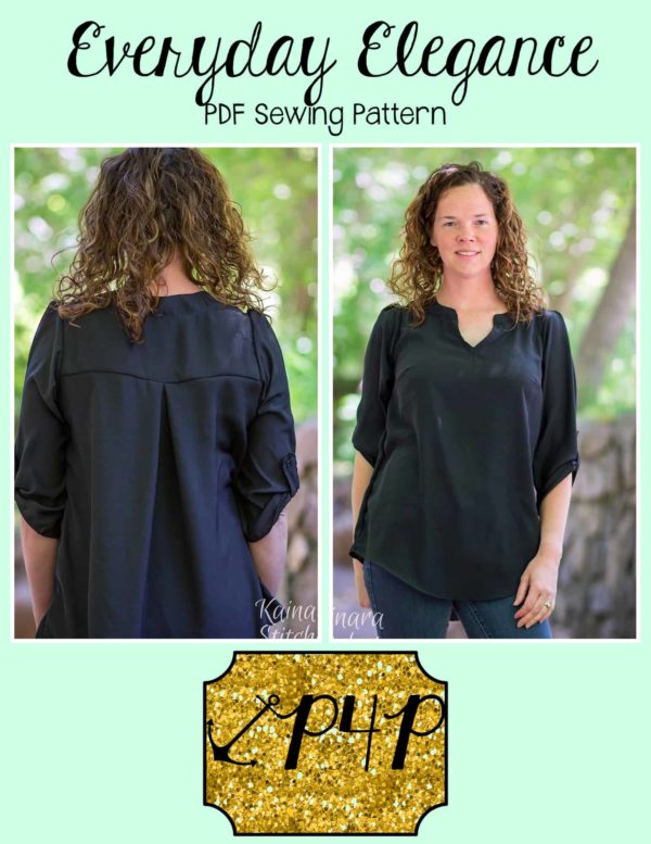 Everyday Elegance PDF Sewing Pattern, Adult Sizes XXS Plus 3X