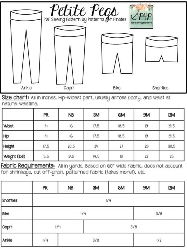 Free Petite Pegs - Patterns for Pirates