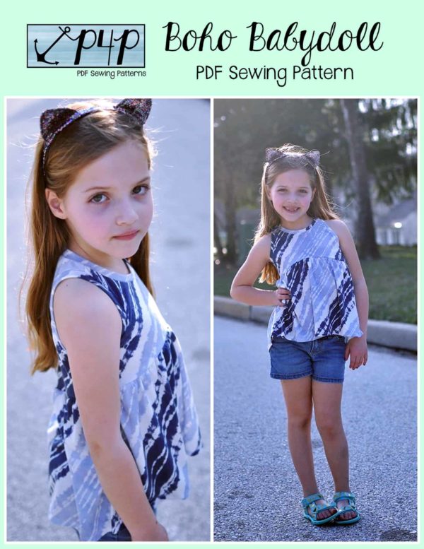 Boho Babydoll- Youth - Patterns for Pirates