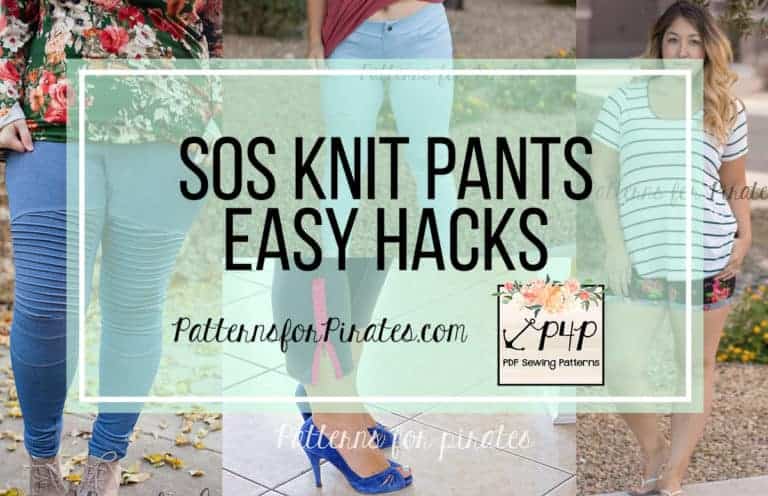 SOS Knit Pants :: Pattern Release + Update! - Patterns for Pirates