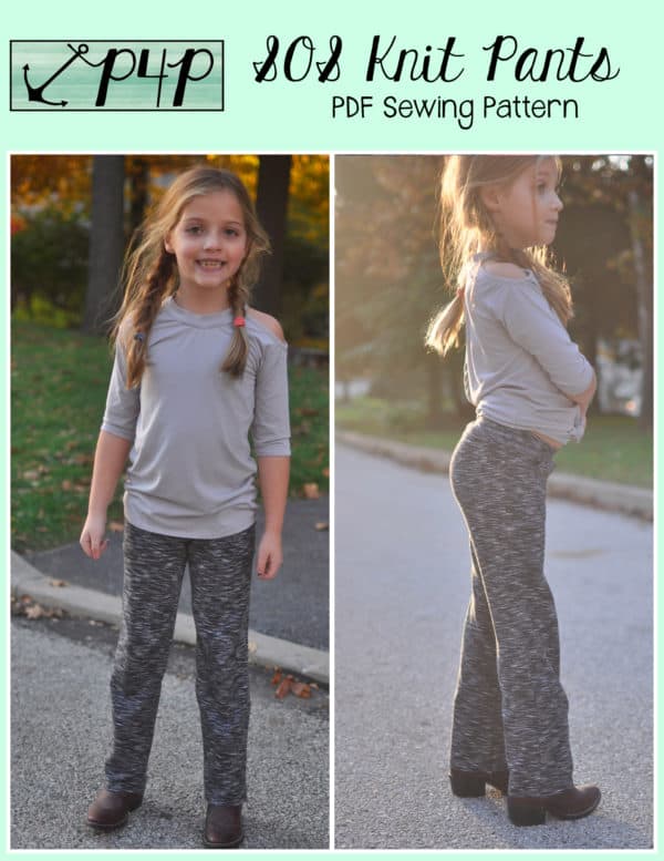 SOS Knit Pants- Youth - Patterns for Pirates