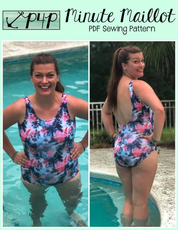 One Piece Swimsuit Shapewear PDF Sewing Pattern Size XS 6X