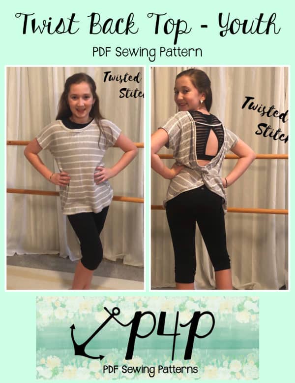 Twist Knot Crop Top Sewing Tutorial + Sewing Pattern 