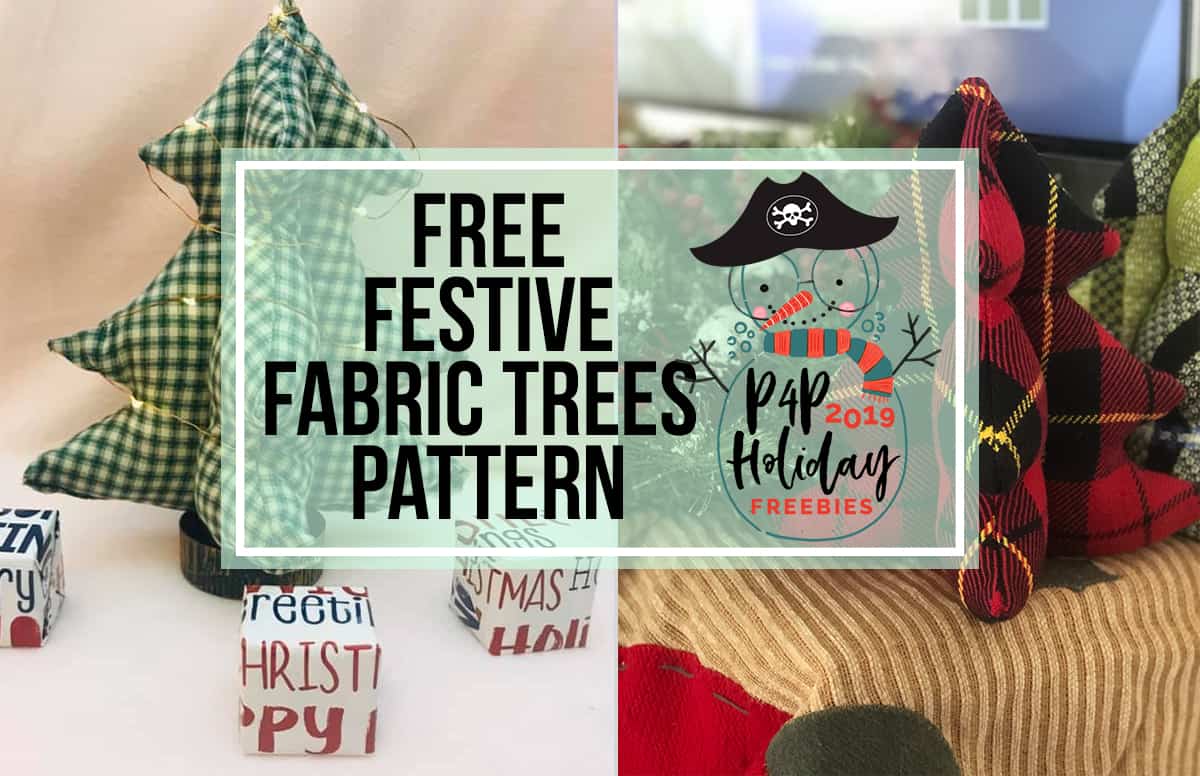 No-Sew Holiday Fleece Trees  Spoonflower Tutorials 