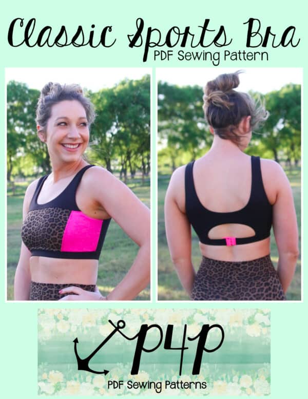 Power Sports Bra in cup size A - H and bands 28 - 46  Sports bra pattern, Sports  bra, Sports bra sewing pattern