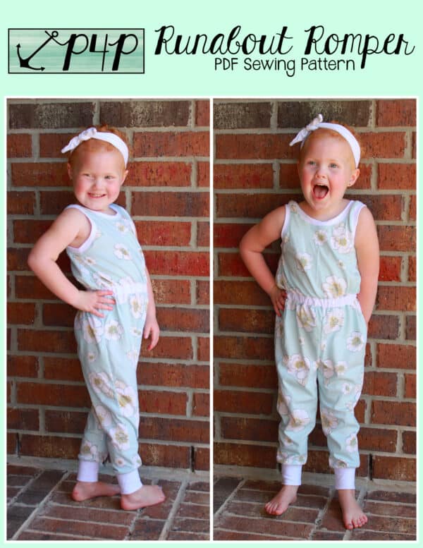 Runabout Romper- Youth - Patterns for Pirates