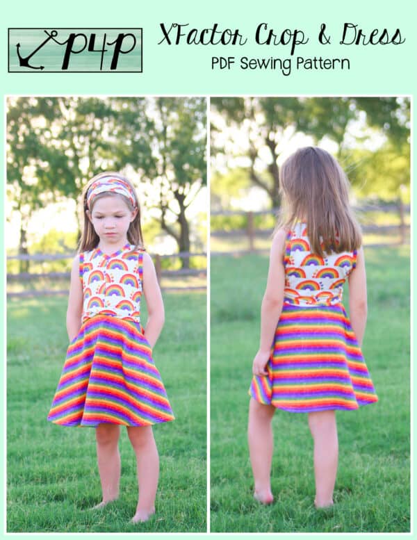 X Factor Crop & Dress- Youth - Patterns for Pirates