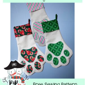 Free Paw-Fect Stocking - Patterns for Pirates