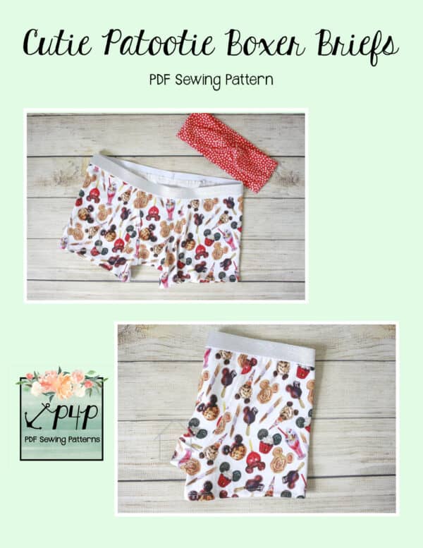 Cutie Patootie Boxer Briefs - Patterns for Pirates