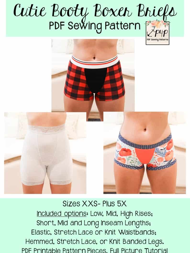 Underwear men PDF sewing pattern - Size XS - XXL - LOVER