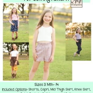 Paperbag Pants & Skirt- Youth - Patterns for Pirates