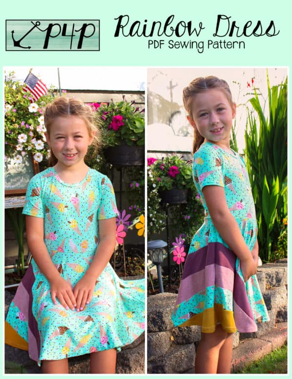 Rainbow Dress- Youth - Patterns for Pirates