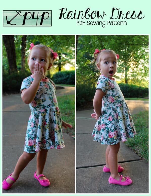 Rainbow Dress- Youth - Patterns for Pirates