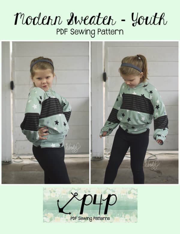 Altitude Pullover PDF Sewing Pattern/ Kids Pullover Pattern/ Kids  Sweatshirt Pattern/ Baby Sweatshirt Pattern 