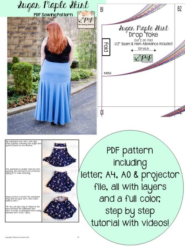 Sugar Maple Skirt - Patterns for Pirates
