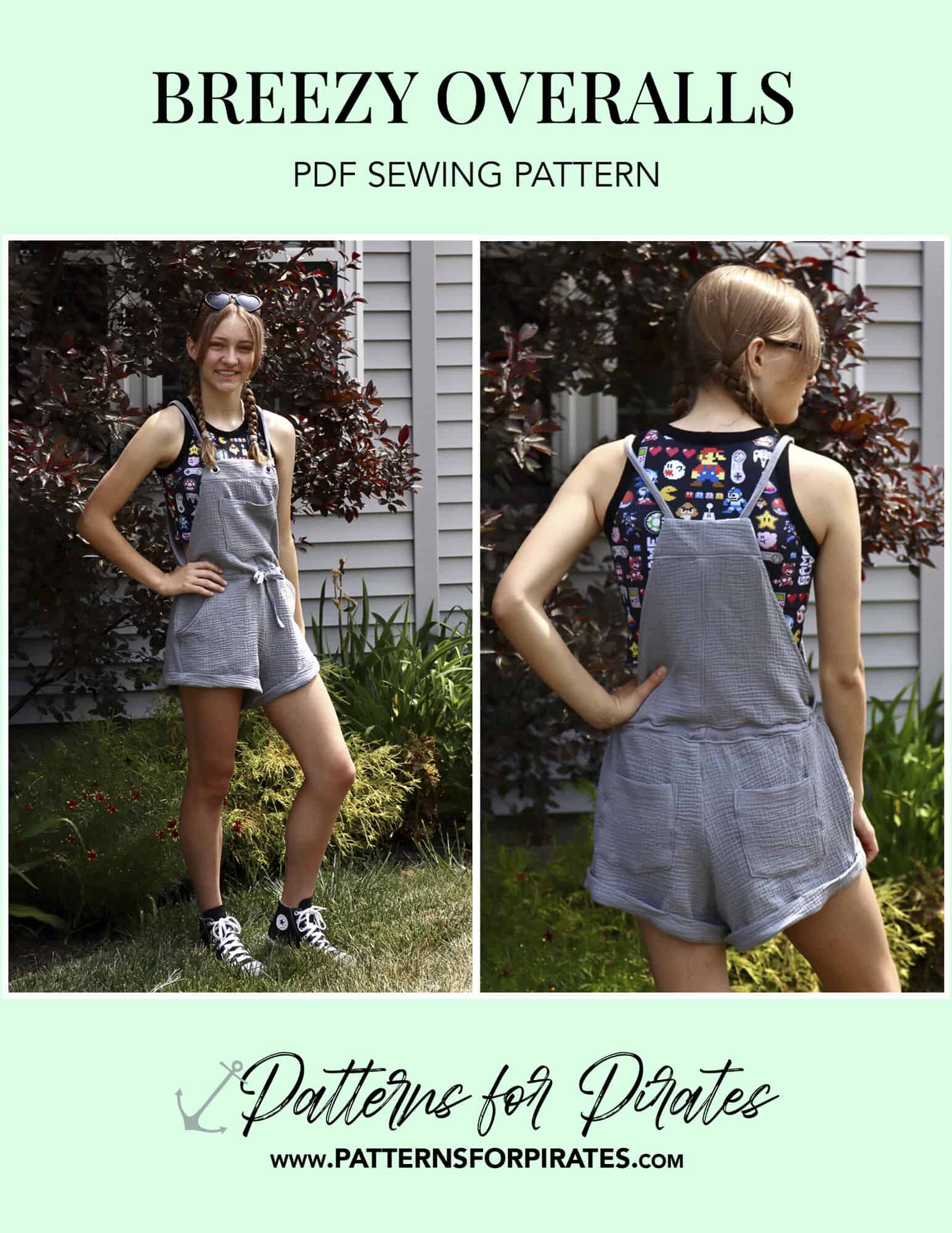 Breezy - Pirates Overalls Patterns for