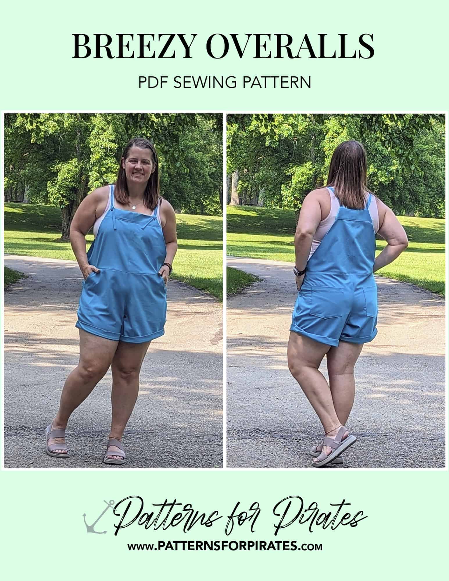 Breezy Patterns for - Overalls Pirates