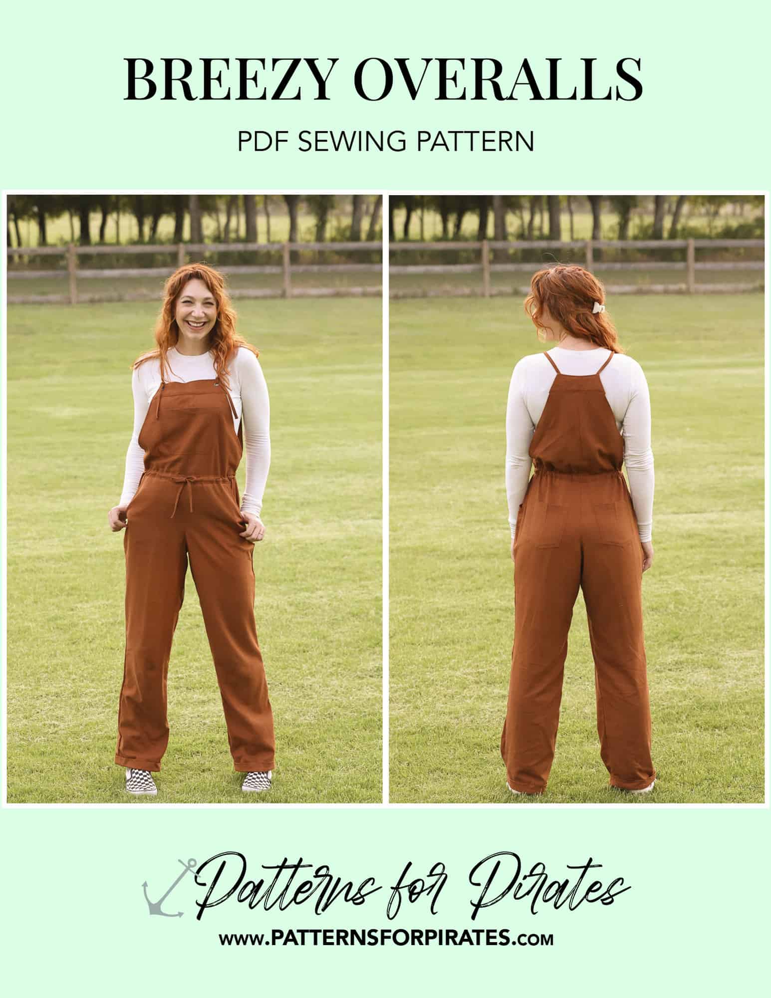 Breezy Overalls Patterns - for Pirates