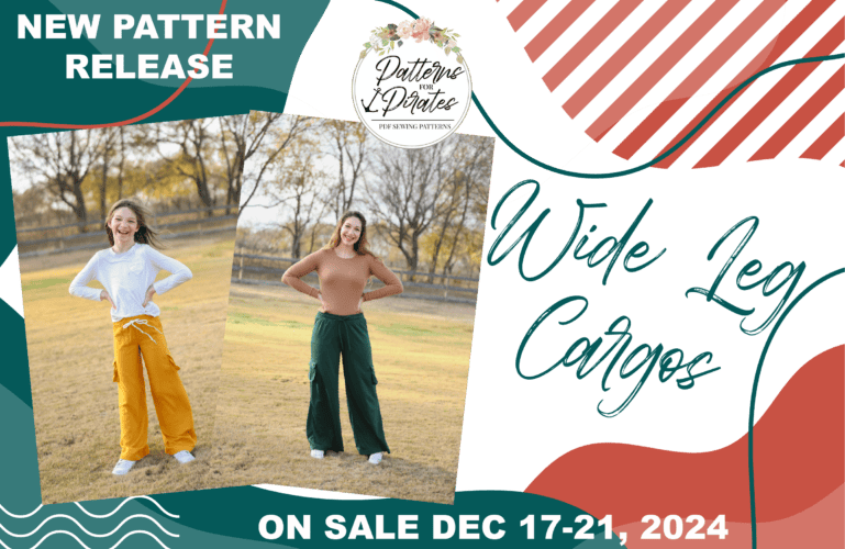 NEW PATTERN RELEASE :: WIDE LEG CARGOS